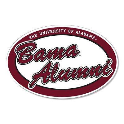    Oval Bama Alumni Decal