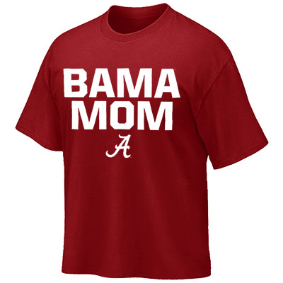 Bama Mom Block Script A T-Shirt