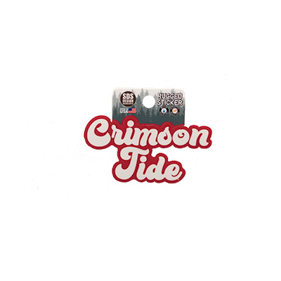    Crimson Tide Rugged Sticker