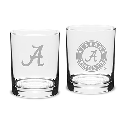 University Of Alabama Two Pack  Glass Set