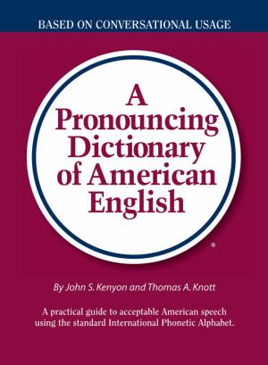 A Pronouncing Dictionary Of American English, Jacketed Hb (SKU 10882696252)