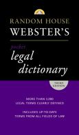 Webster's Pocket Legal Dictionary