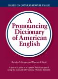 A Pronouncing Dictionary Of American English, Jacketed Hb