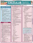 Calculus Equations And Answers Study Aid