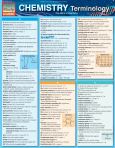 Chemistry Terminology Study Aid