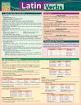 Latin Verbs Study Aid