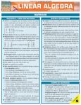 Linear Algebra Study Aid