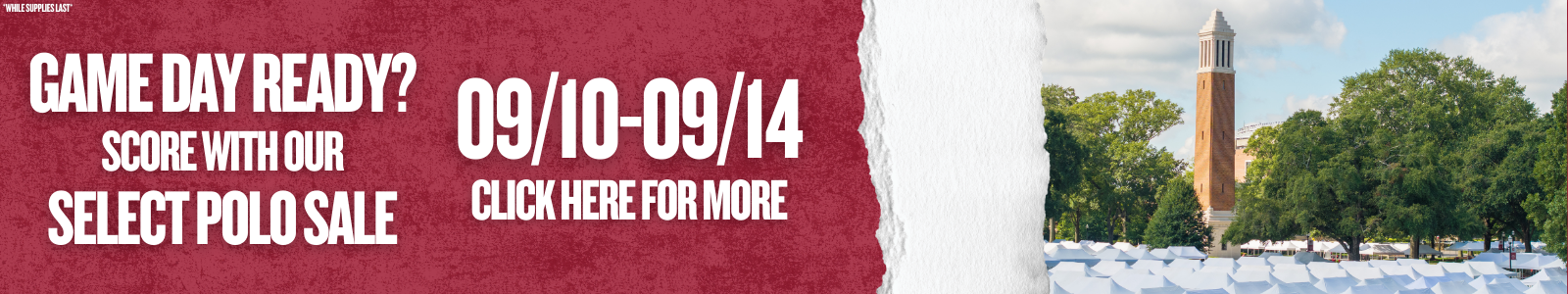Special Pricing on Select Polos for Men & Women!!