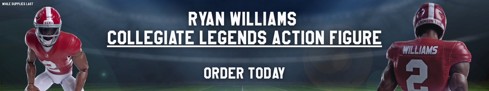 Get it now - Ryan Williams Action Figure!
