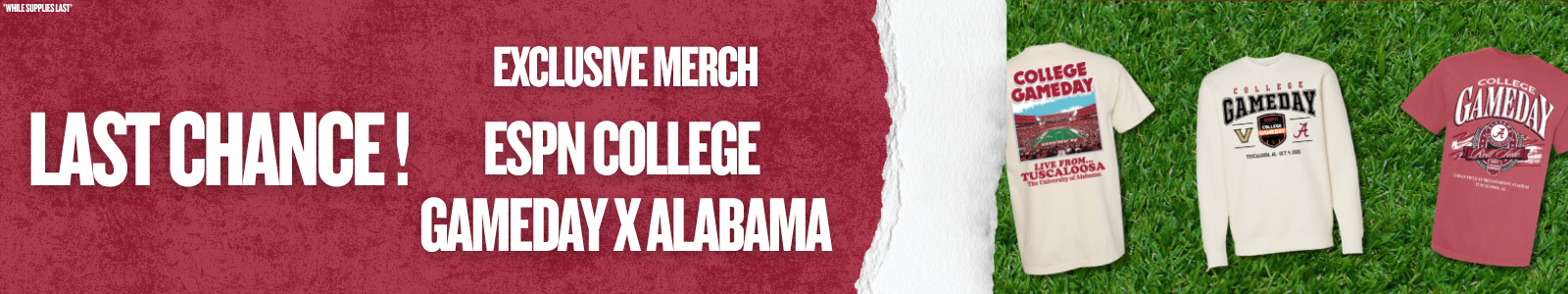 Last Chance Gameday Merch!