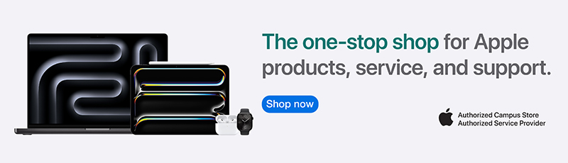 Shop Now.  MacBook and iPad. Authorized Campus Store.  Authorized Service Provider.