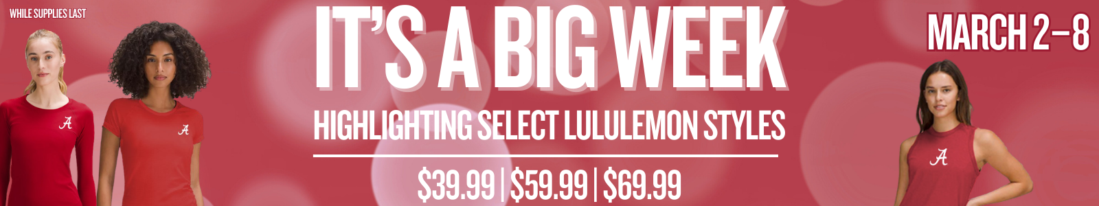 Each Day this week, March 2-6, different specials are landing! Don't miss them here!