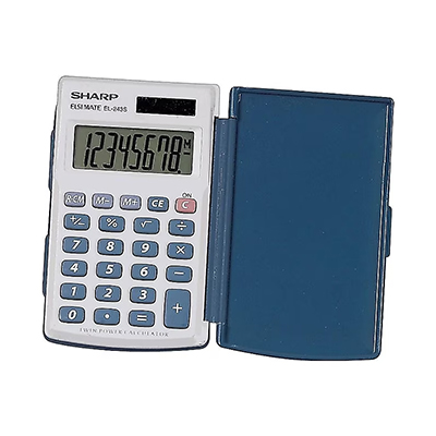 Calculator Sharp El-243Sb Basic Twin Power