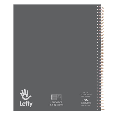 Notebook Lefty Tri Pocket Roaring 13503