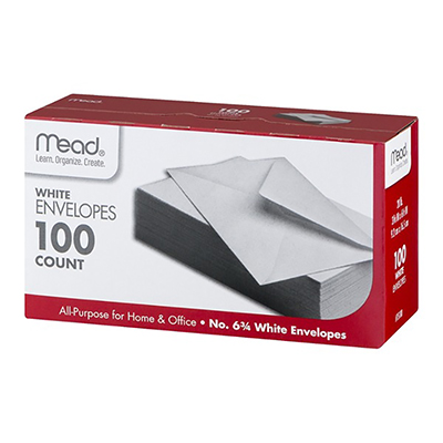 Envelope #6 White 100 Per Box