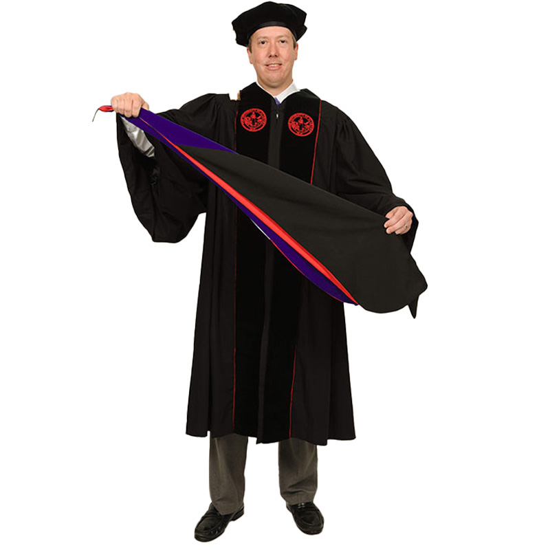 Premium PhD Regalia Rentals includes Gown, Hood, & Cap | Doctoral regalia,  University graduation outfit, Academic regalia