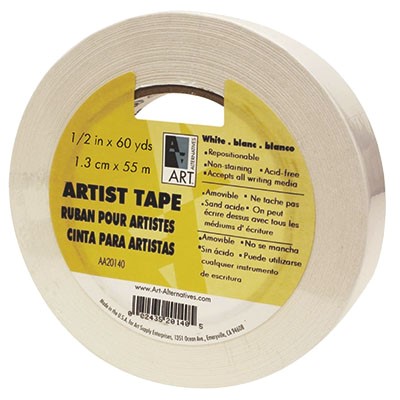 Tape Artist White 1/2 In