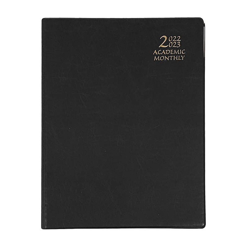 Black Academic Monthly Planner Continental 8.5 X 11 (SKU 10806432215)