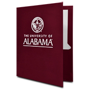  Folder Laminated UA Seal Maroon