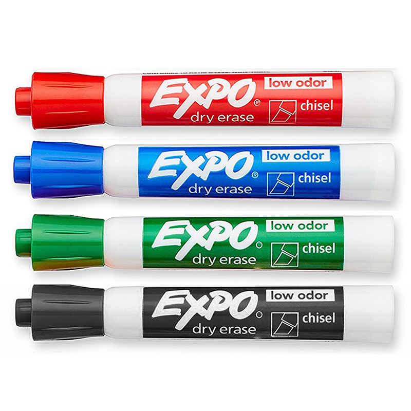 Expo Low Odor Dry Erase  Chisel Tip