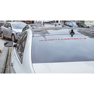 The University Of Alabama School Of Law Decal