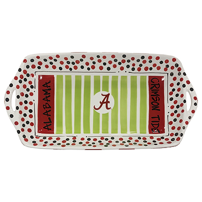 Alabama Crimson Tide Football Field Stadium Tray