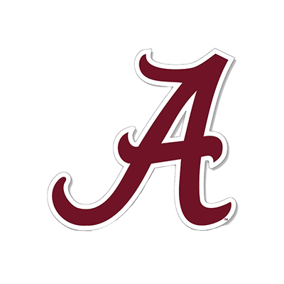 Alabama Script A Vinyl Decal
