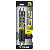 Pen G2 Bold Black 2Pk