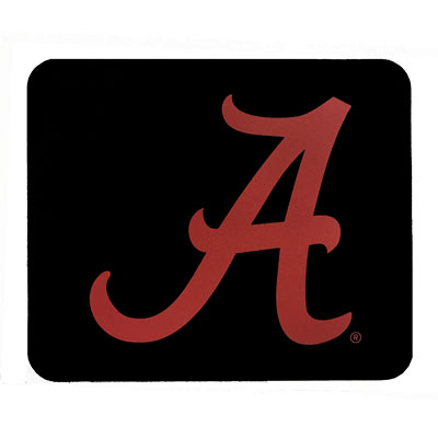 Black Script A Mouse Pad