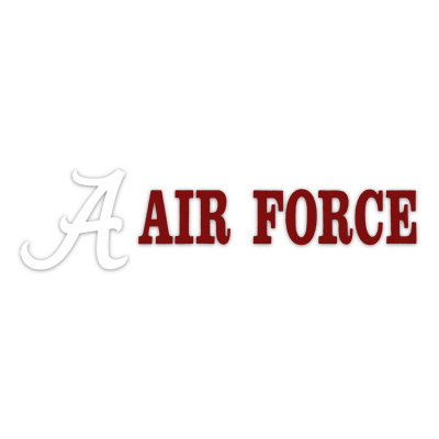      Air Force With Script A Decal (SKU 12696925115)