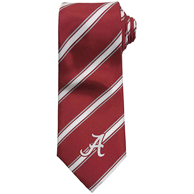Woven Poly Script A Tie - main view
