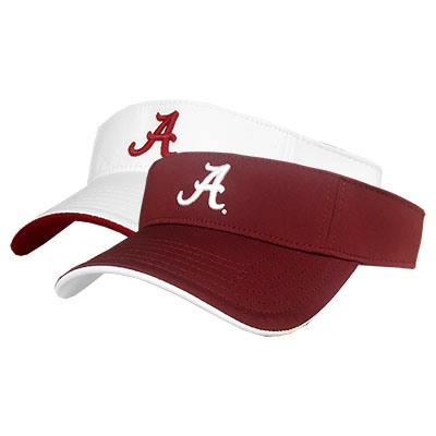 Alabama Velcro Visor With Script A