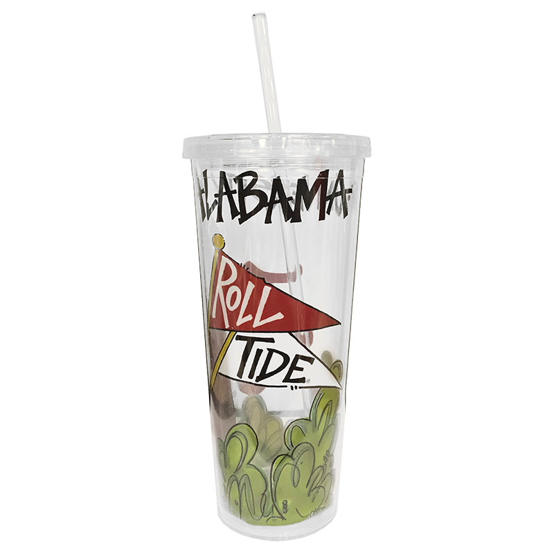 Alabama Script A Rambler Tumbler  University of Alabama Supply Store