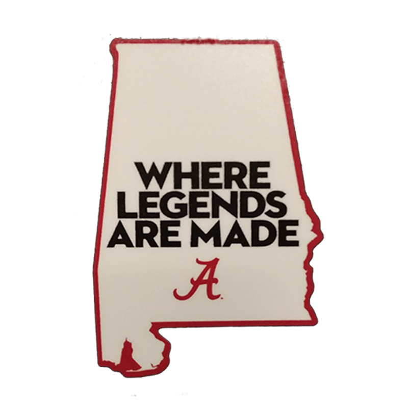    Where Legends Are Made Decal (SKU 13049706202)