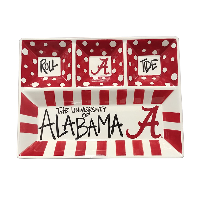 Alabama 4-Section Platter