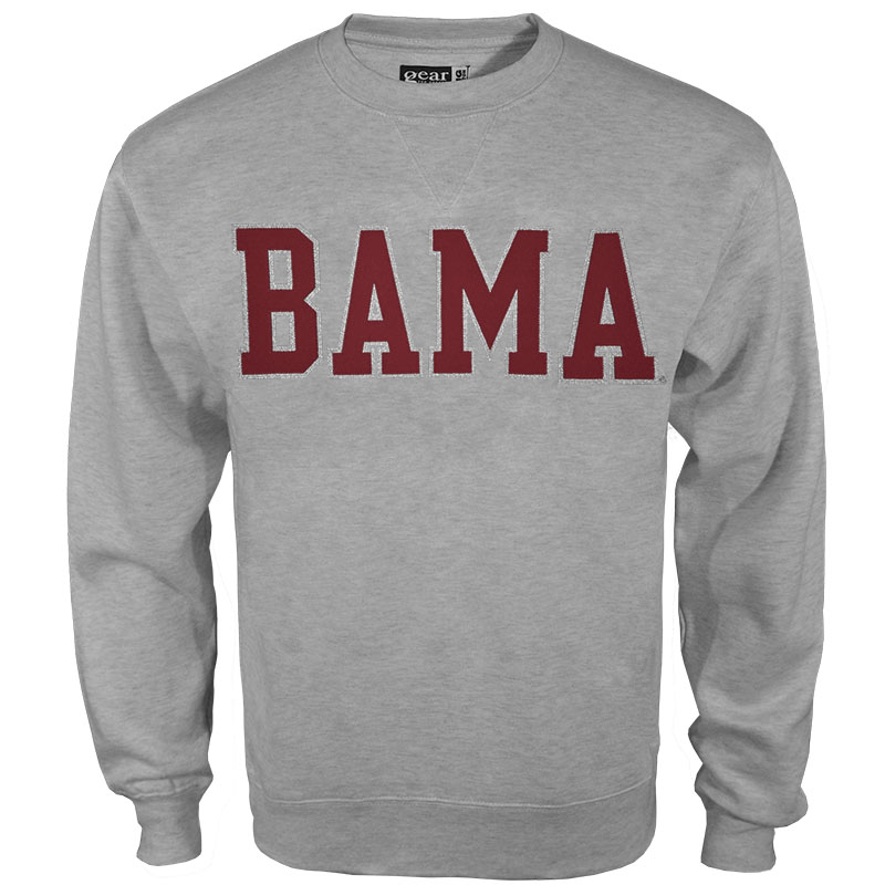 Bama Glitter Big Cotton Crew Sweatshirt (SKU 1312495343)