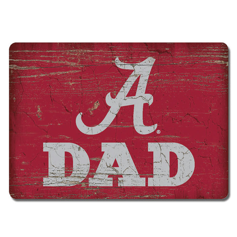 Alabama Dad Wood Magnet