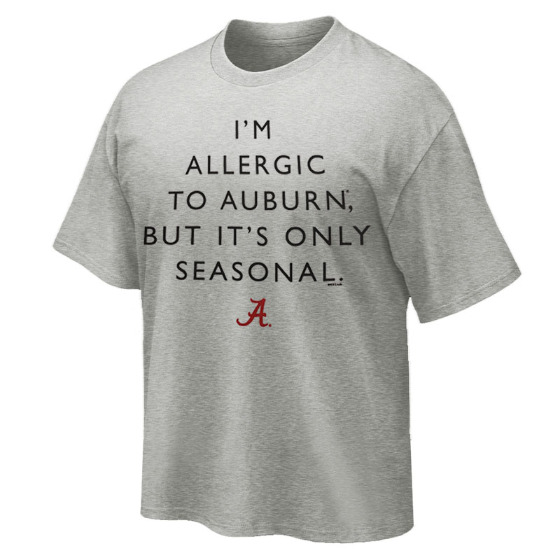 Allergic To Auburn T-Shirt