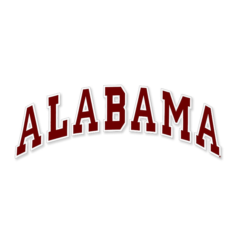    Arched Alabama Decal (SKU 13168650115)