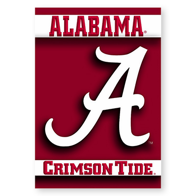      Alabama Crimson Tide Script A Banner