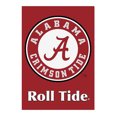 Clearance - Circle Logo Banner Roll Tide