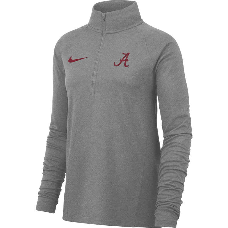 nike dri fit long sleeve half zip women's