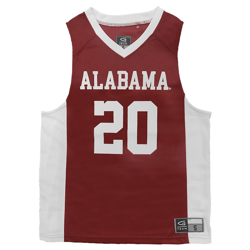 alabama youth basketball jersey