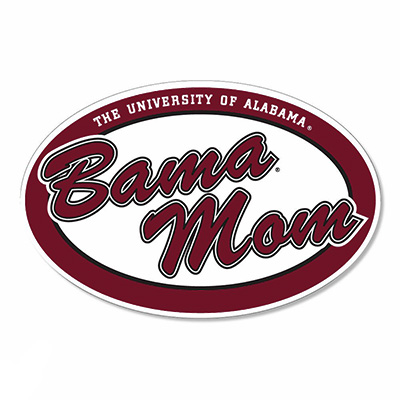    Oval Bama Mom Decal