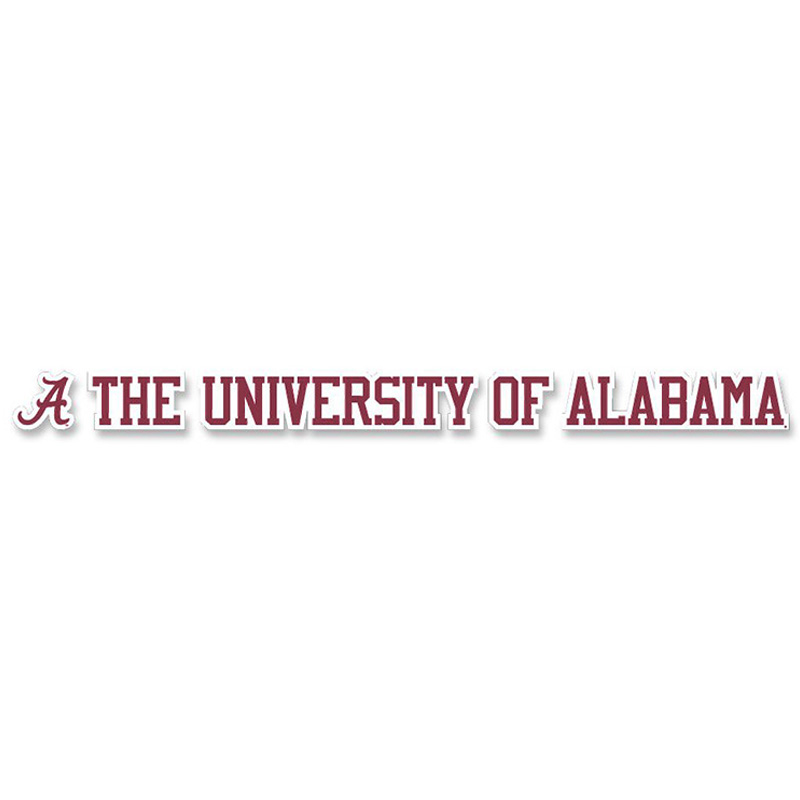    A The University Of Alabama Decal