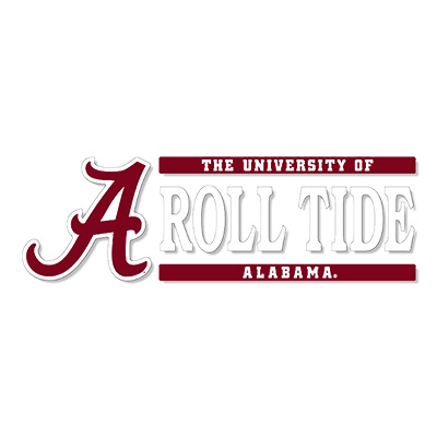    Script A The University Of Alabama Vinyl Decal