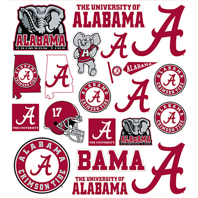    Alabama Sticker Sheet Number One