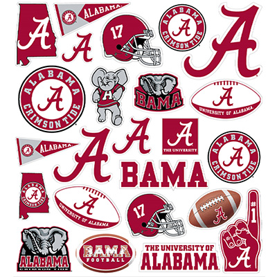   Alabama Sticker Sheet  Option Two