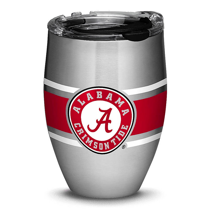 Tervis 1290482 Alabama Crimson Tide 2017 College Football National Champions Insulated Tumbler with Wrap 16oz Clear