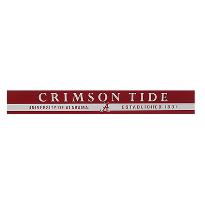 Crimson Tide Alabama Est. 1831 Stripe Table Top Sign
